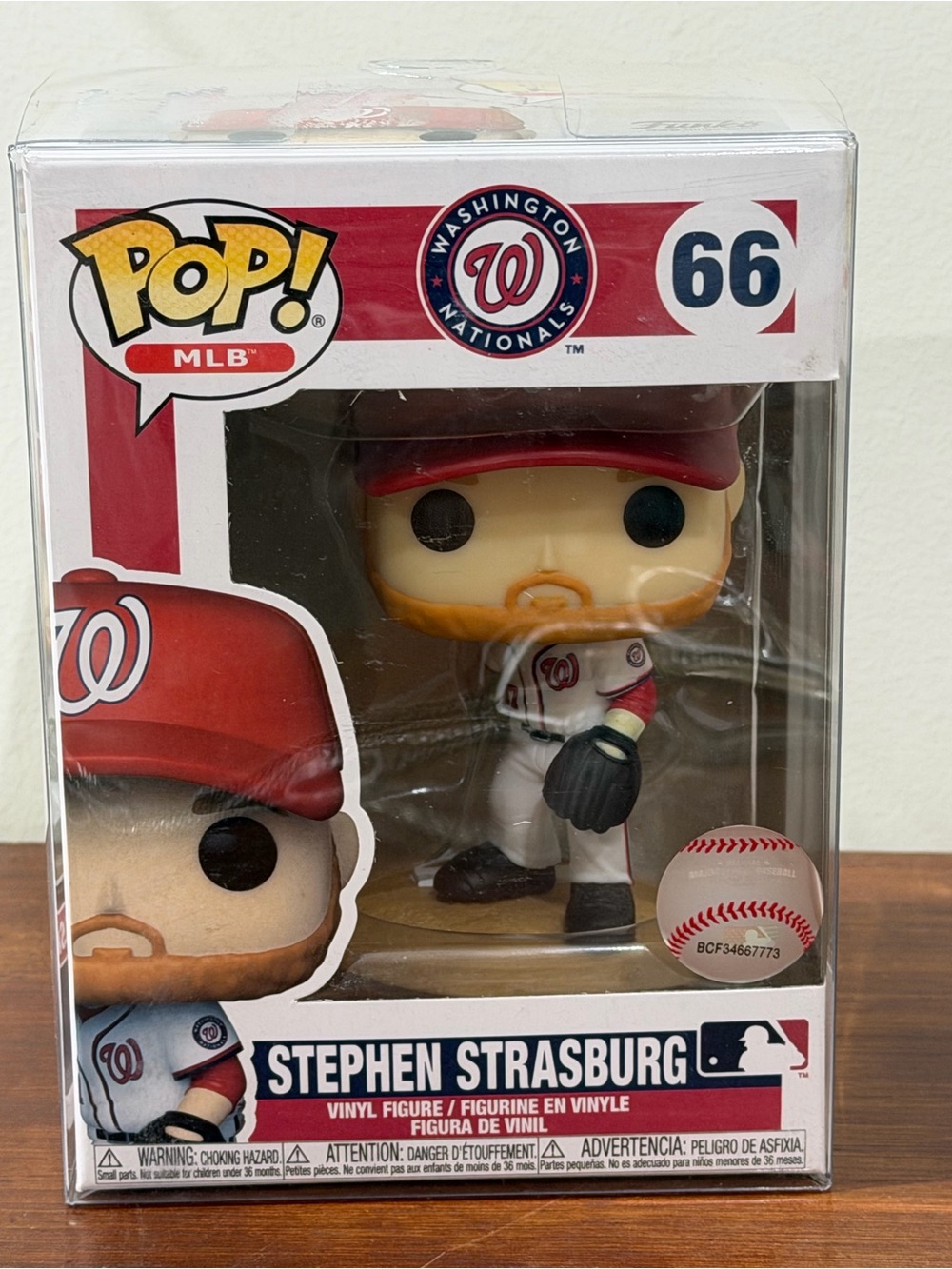 🤩Funko Pop! MLB Stephen Strasburg (Washington Nationals) - Red, White